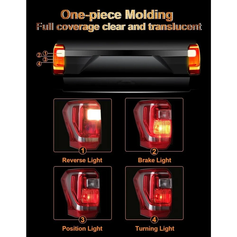 Driver Side Tail Light for 2018-2021 Ford Expedition XL XLT - Halogen Left L